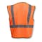 Radians Hi-Vis Econ Blk Bot Mesh Safety Vest-Org/Blk-4X SV3B-2ZOM-4X - alternate 2